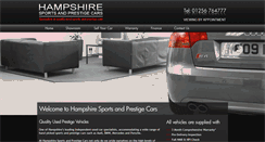 Desktop Screenshot of hampshiresportsandprestigecars.co.uk